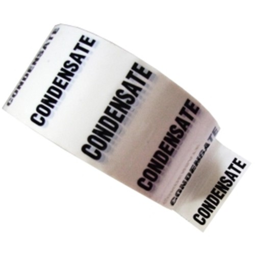 CONDENSATE - White Printed Pipe Identification (ID) Tape