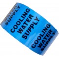 COOLING WATER SUPPLY - All Weather Pipe Identification (ID) Tape