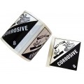 8 Corrosive - Premium Hazard Labels