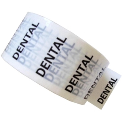 DENTAL - White Printed Pipe Identification (ID) Tape