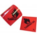 2 Flammable Gas - Premium Hazard Labels