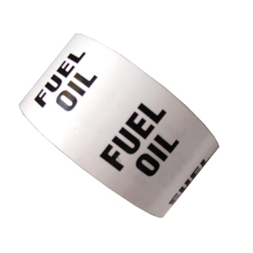 FUEL OIL - All Weather Pipe Identification (ID) Tape