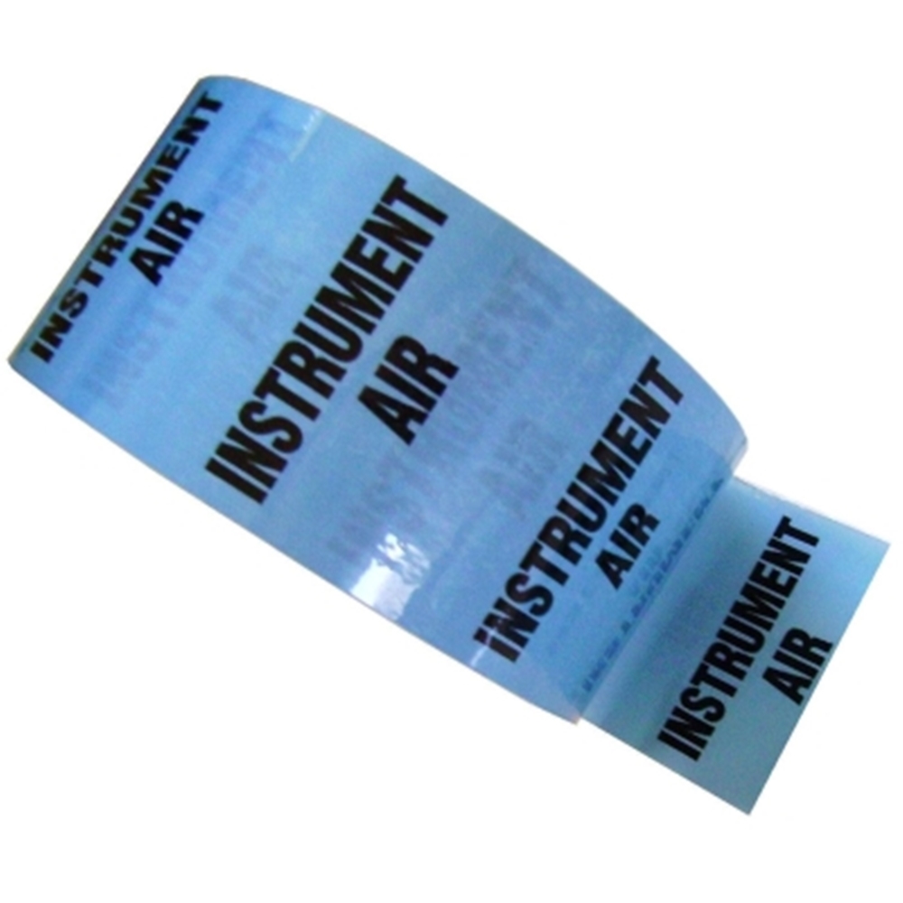 INSTRUMENT AIR Colour Printed Pipe Identification (ID) Tape Campbell