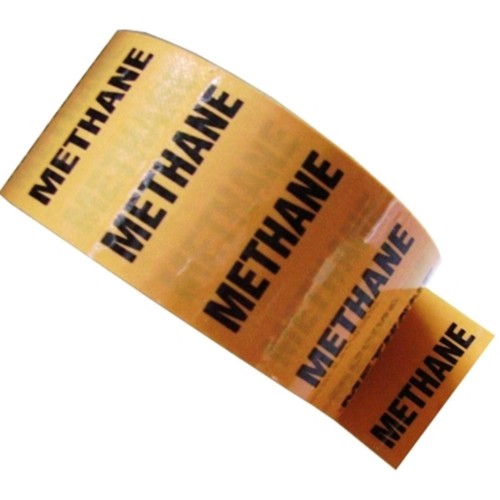 METHANE (CH4) - Colour Printed Pipe Identification (ID) Tape