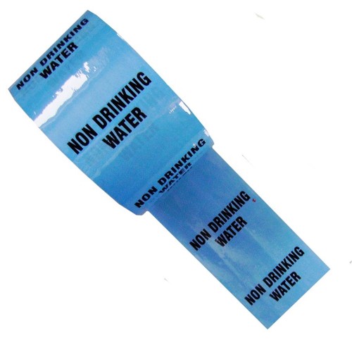 NON DRINKING WATER - Colour Printed Pipe Identification (ID) Tape