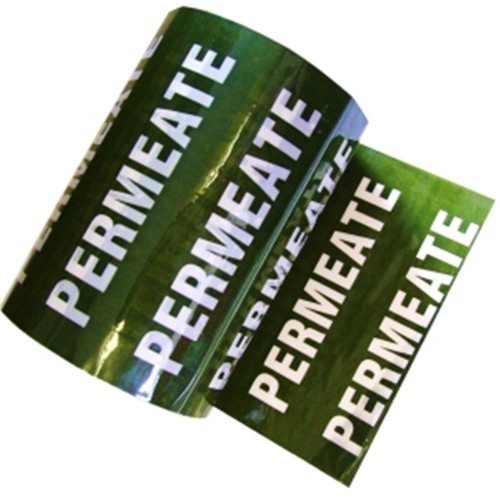 PERMEATE - Colour Printed Pipe Identification (ID) Tape