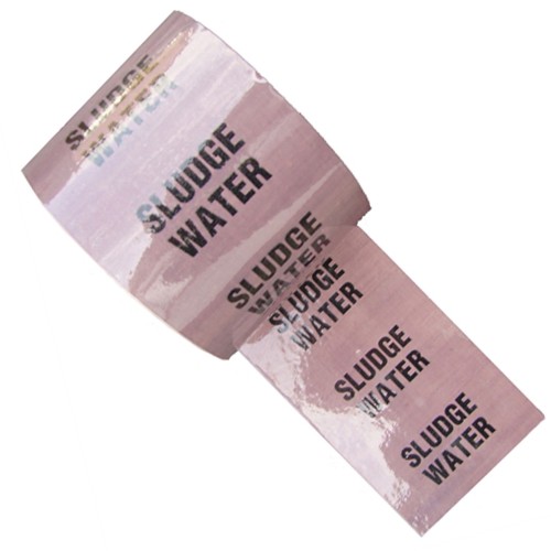SLUDGE WATER - Colour Printed Pipe Identification (ID) Tape