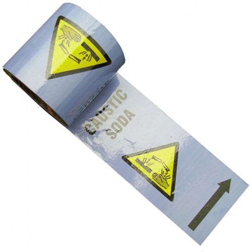 CAUSTIC SODA - Colour Printed Pipe Identification (ID) Tape