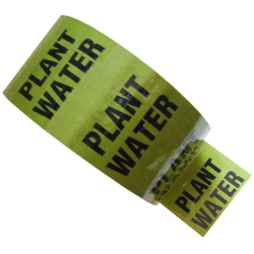 PLANT WATER - Colour Printed Pipe Identification (ID) Tape