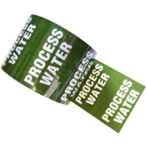 PROCESS WATER - Colour Printed Pipe Identification (ID) Tape