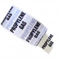 PROPYLENE GAS - White Printed Pipe Identification (ID) Tape