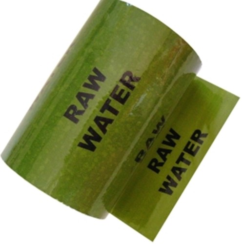 RAW WATER - Colour Printed Pipe Identification (ID) Tape