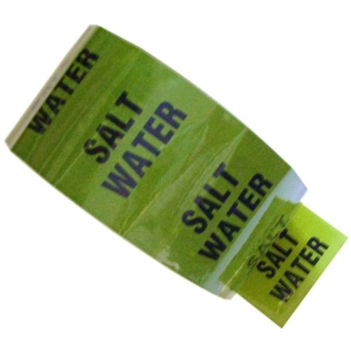 SALT WATER - Colour Printed Pipe Identification (ID) Tape