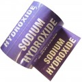 SODIUM HYDROXIDE (NaOH) - Colour Printed Pipe Identification (ID) Tape