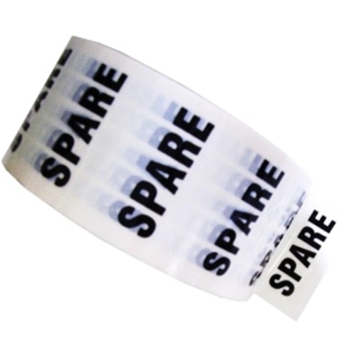 SPARE - White Printed Pipe Identification (ID) Tape