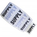 SUPPLY - White Printed Pipe Identification (ID) Tape