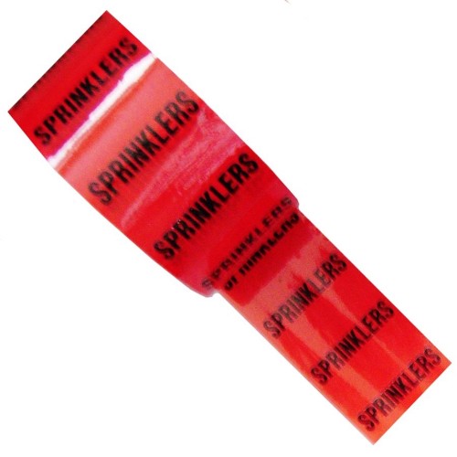 SPRINKLERS - Colour Printed Pipe Identification (ID) Tape