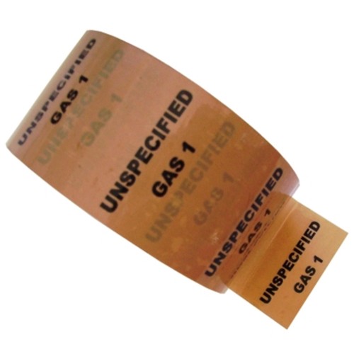 UNSPECIFIED GAS 1 - Colour Printed Pipe Identification (ID) Tape