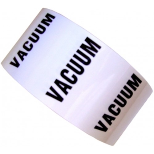 VACUUM - All Weather Pipe Identification (ID) Tape