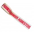 DANGER ASBESTOS - Hazard Tape