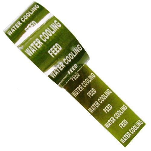 WATER COOLING FEED - Colour Printed Pipe Identification (ID) Tape