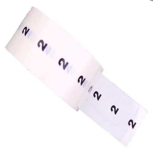 2 - White Printed Pipe Identification (ID) Tape